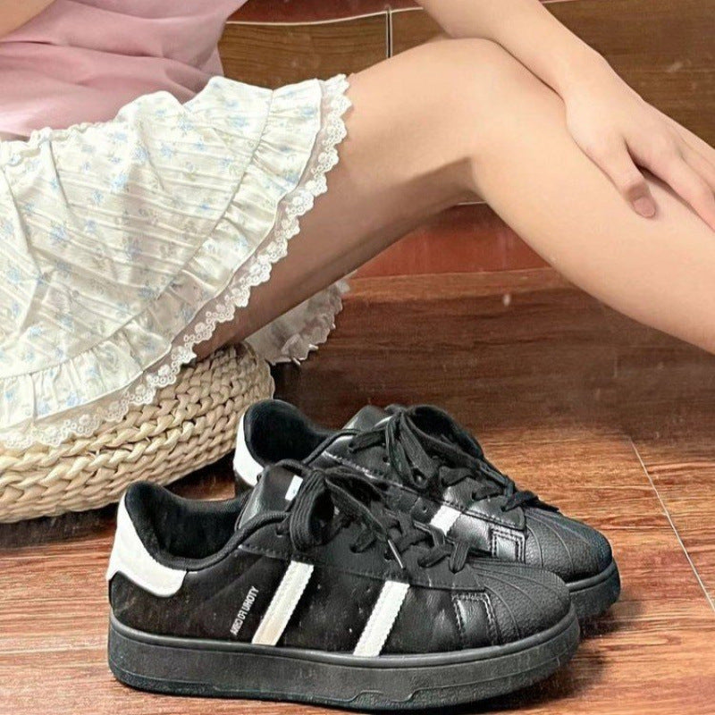 Damen Sportliche Sneaker mit klassischem Design und dämpfender Sohle EB