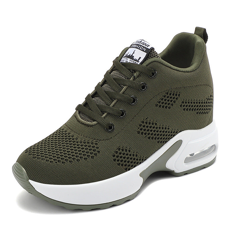Damen Hochwertige Air-Cushion Sneakers mit atmungsaktivem Obermaterial EB