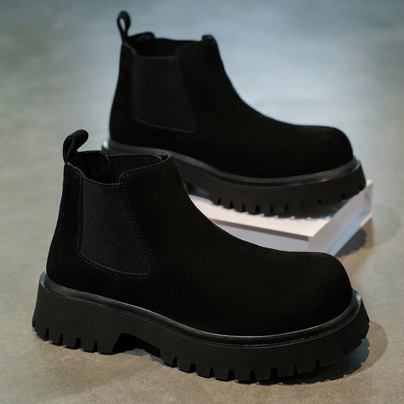 Damen Chelsea-Stiefel mit rutschfester Profilsohle und robustem Obermaterial EB