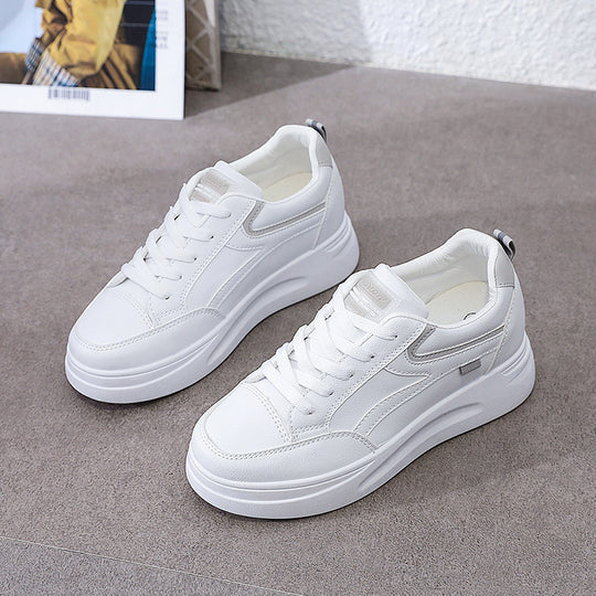 Damen komfortable Sneakers mit dämpfender Laufsohle und modischem Design EB