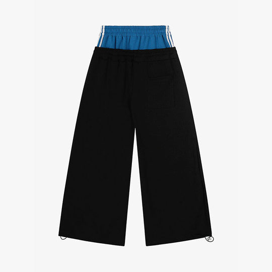 Damen Modische Sweathose mit weitem Schnitt und Sportstreifen EB