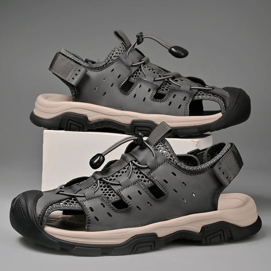 Herren Atmungsaktive Outdoor-Sandalen mit rutschfester Sohle EB