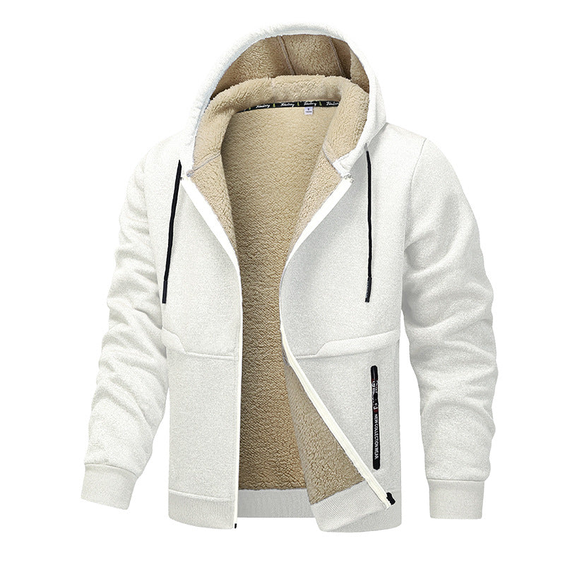 Herren warme Fleecejacke mit funktionalem Schnitt EB
