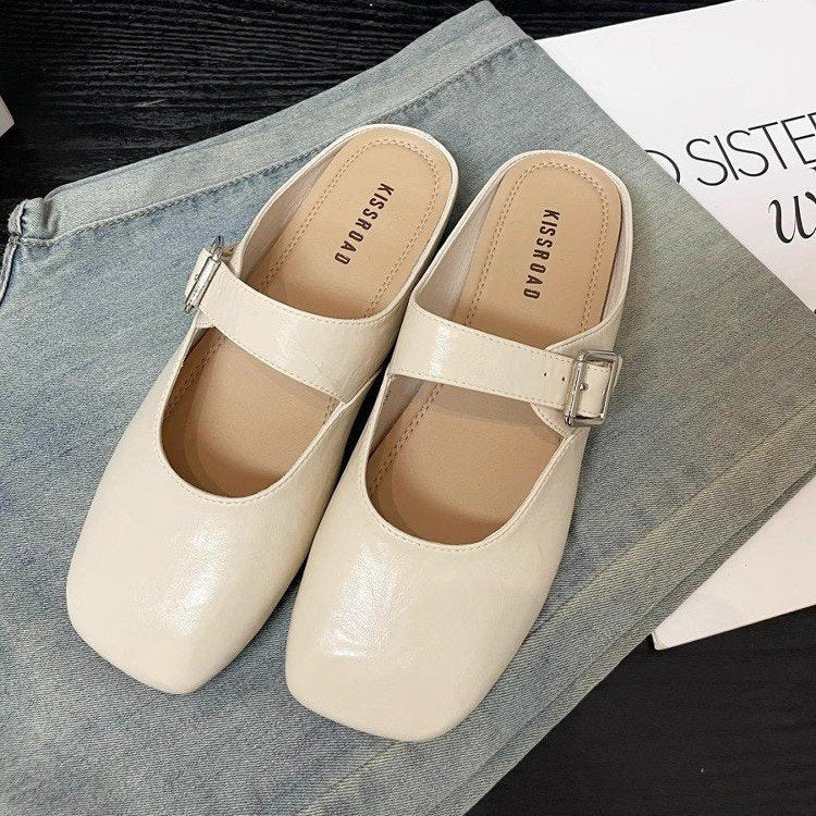 Damen Komfortable Mary Jane Schuhe mit verstellbarem Riemen und modischem Design EB