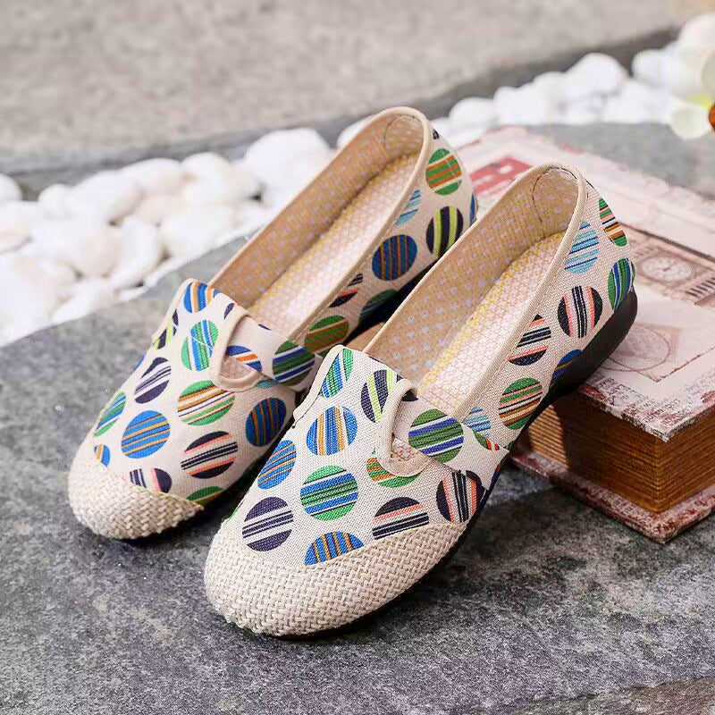 Damen Bunte Freizeitschuhe mit elastischem Bändchen EB