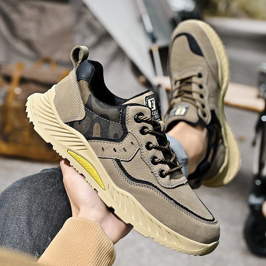 Damen Sportliche Sneaker mit strapazierfähigem Obermaterial und robustem Profil EB