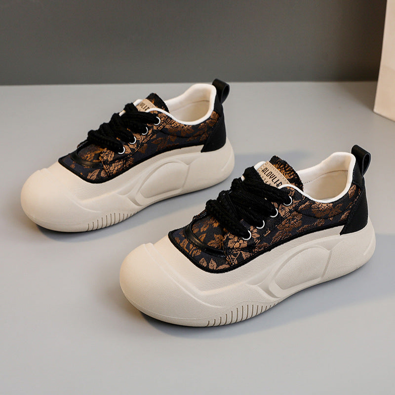 Damen modische komfortable Sneakers mit stoßdämpfendem Design EB