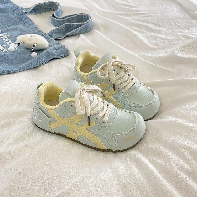 Damen Freizeitsneaker mit atmungsaktiven Mesh-Einsätzen und rutschfester Sohle EB