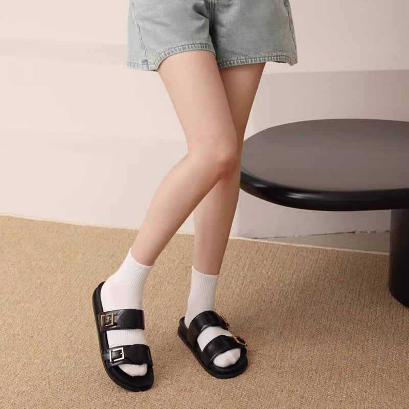 Damen modische Badeschuhe mit verstellbaren Schnallen EB