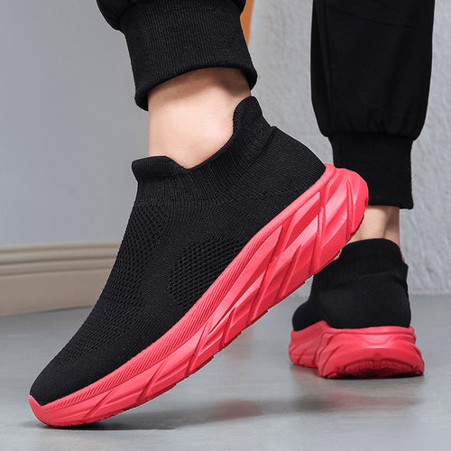 Damen Atmungsaktive Strick-Sneaker mit flexiblem Sockendesign EB