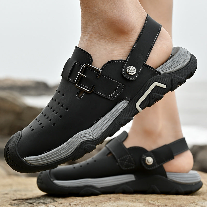 Damen Komfortable Clogs mit verstellbarem Riemen und atmungsaktiver Struktur EB
