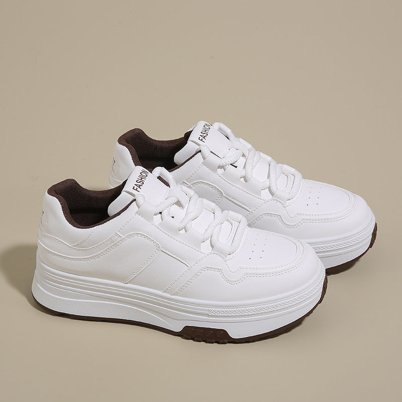 Damen Komfortable Sneakers mit erhöhter Sohle und sportlichem Design EB