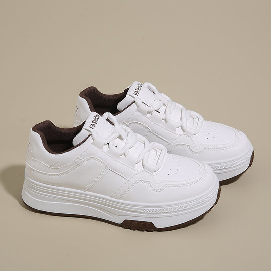 Damen Komfortable Sneakers mit erhöhter Sohle und sportlichem Design EB