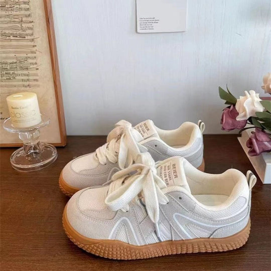 Damen Sportliche Sneakers mit atmungsaktiver Mesh-Oberfläche und rutschfester Sohle EB