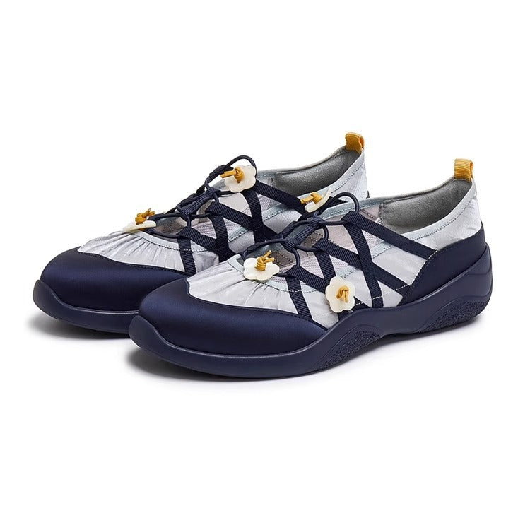 Damen Multifunktionale Freizeitschuhe mit floralem Detail EB