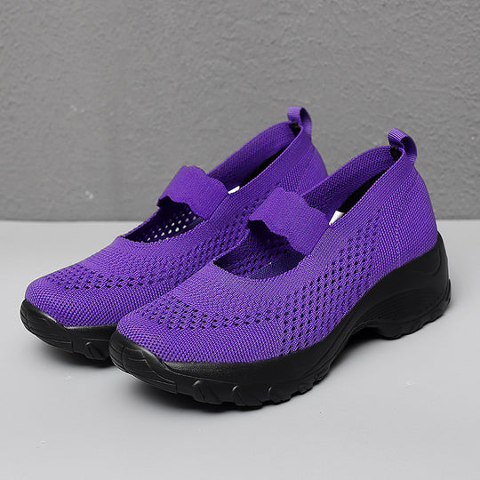 Damen Atmungsaktive Freizeitschuhe mit elastischem Schnürsystem EB