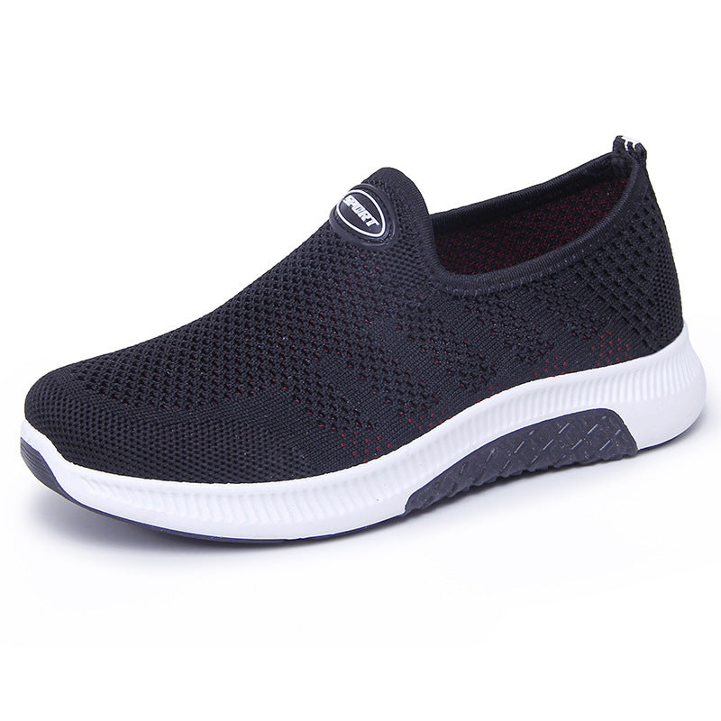 Damen Atmungsaktive Slip-On Sneakers mit rutschfester Sohle EB