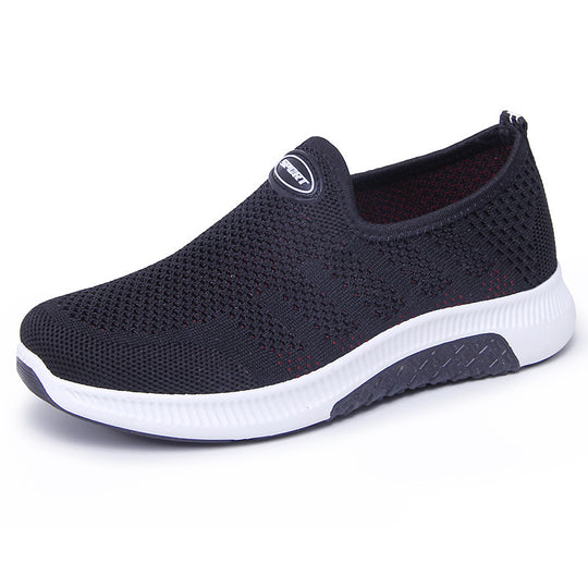 Damen Atmungsaktive Slip-On Sneakers mit rutschfester Sohle EB