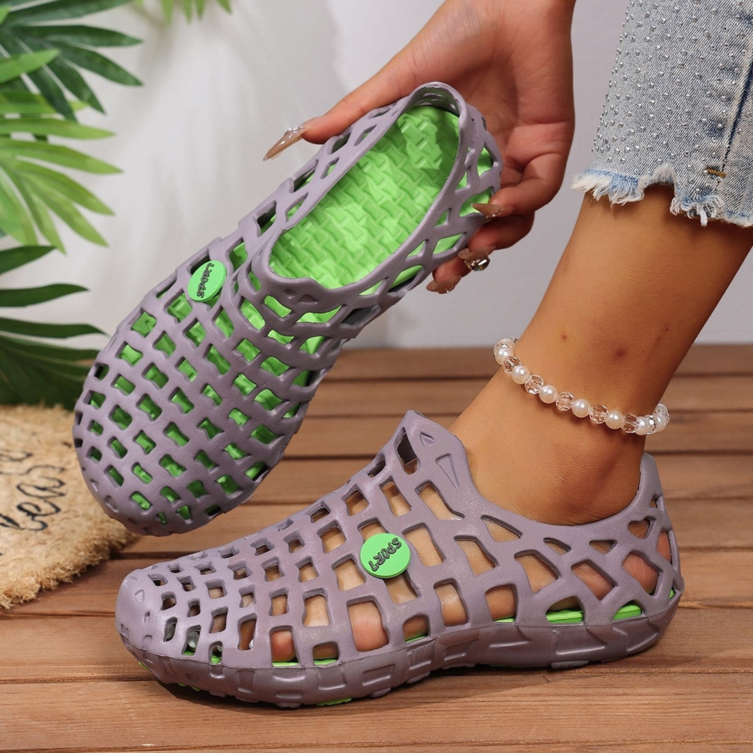 Damen leichte und atmungsaktive Freizeitschuhe mit rutschfester Außensohle EB