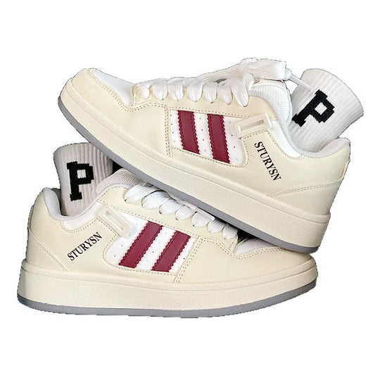 Damen Sportliche Lifestyle-Sneaker mit atmungsaktiver Mesh-Oberfläche und dämpfendem Sohlenprofil EB