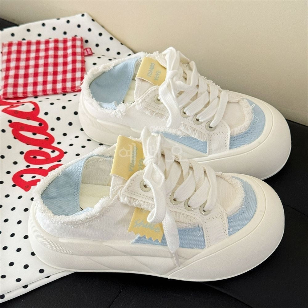 Damen Sneakers mit besonderer Textilstruktur und komfortablem Plateau EB