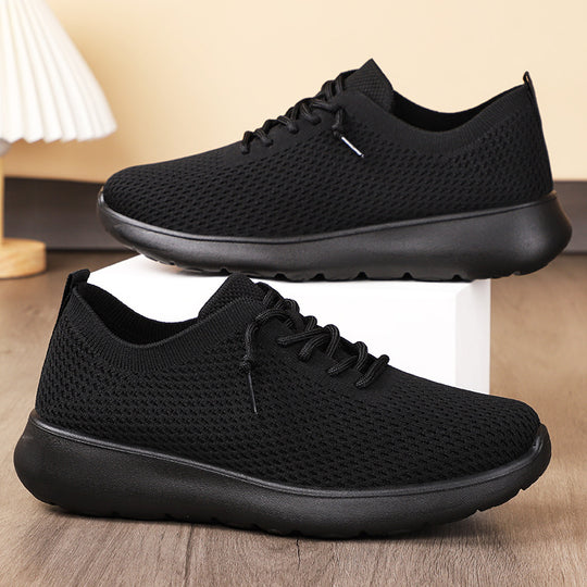 Damen Leichte und atmungsaktive Sneakers mit elastischem Obermaterial EB