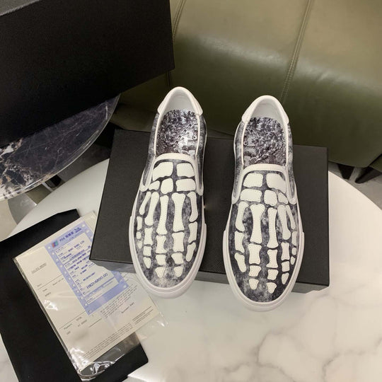 Damen Slip-On Sneakers mit innovativem Oberflächenmuster und rutschfester Sohle EB