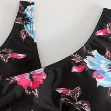 Damen Tankini mit floralen Akzenten EB