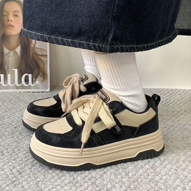 Damen Chunky Sneaker mit bequemer Dämpfung und modischem Design EB