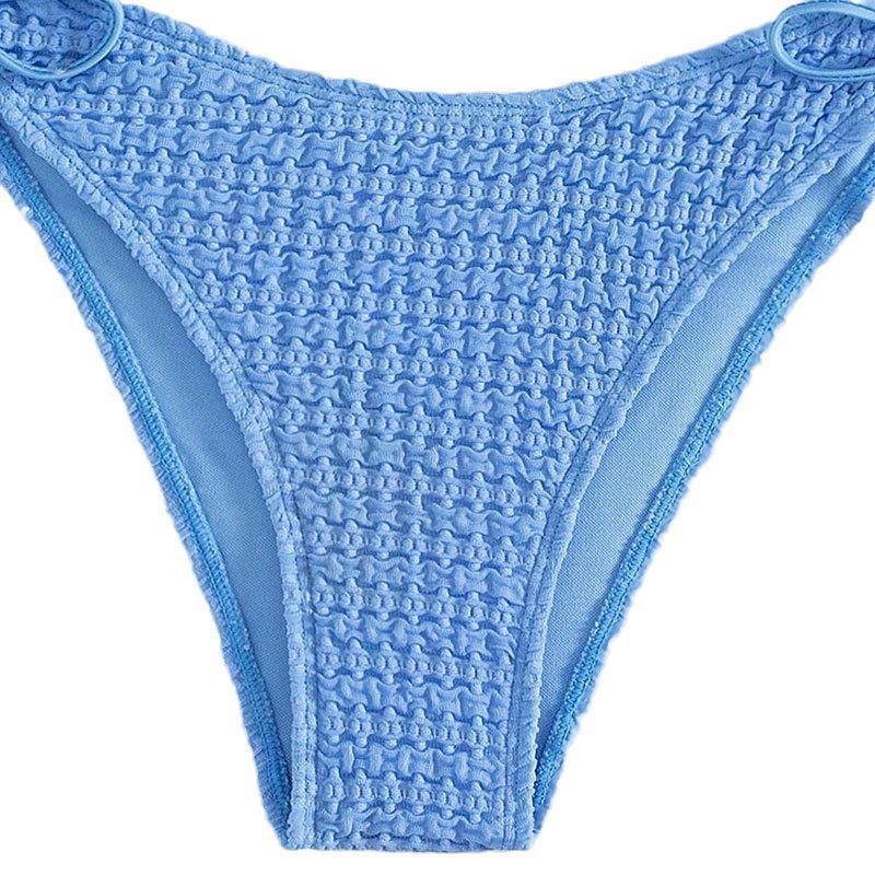 Damen Häkel-Bikini mit verspielten Bindebändern EB