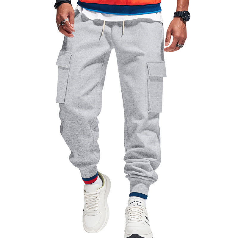 Herren Cargo-Hose mit elastischem Bund und praktischen Seitentaschen EB