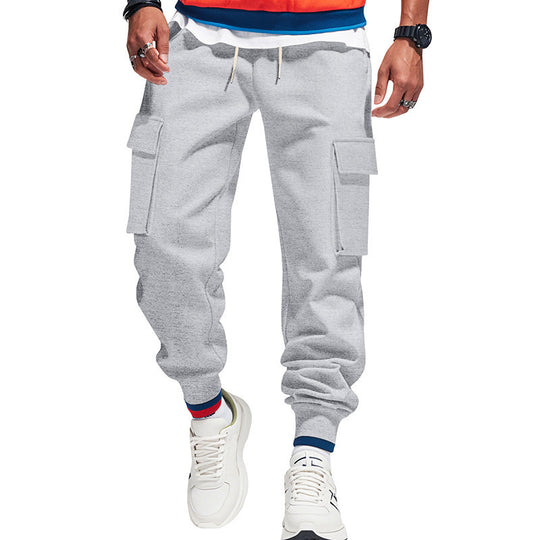Herren Cargo-Hose mit elastischem Bund und praktischen Seitentaschen EB