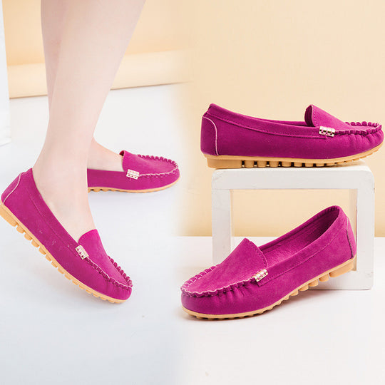 Damen Mokassin Slipper mit flexibler Sohle und modischem Design EB