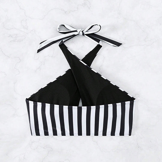 Damen Streifen Bikinioberteil EB