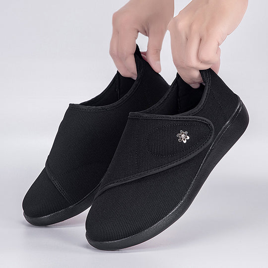 Damen Bequeme und elegante Hausschuhe mit verstellbarem Riemen EB