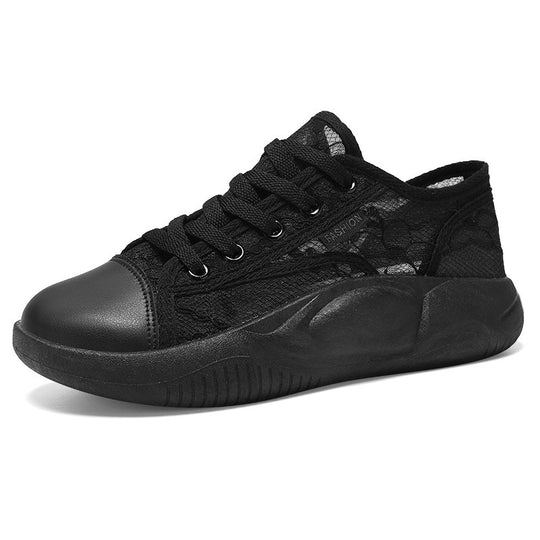 Damen Atmungsaktive Freizeitsneaker mit floralem Design und flexibler Sohle EB