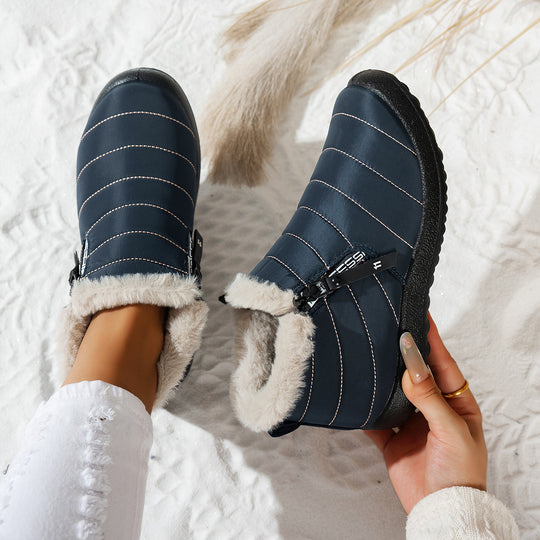 Damen Komfortable Winterboots mit kuscheligem Innenfutter EB