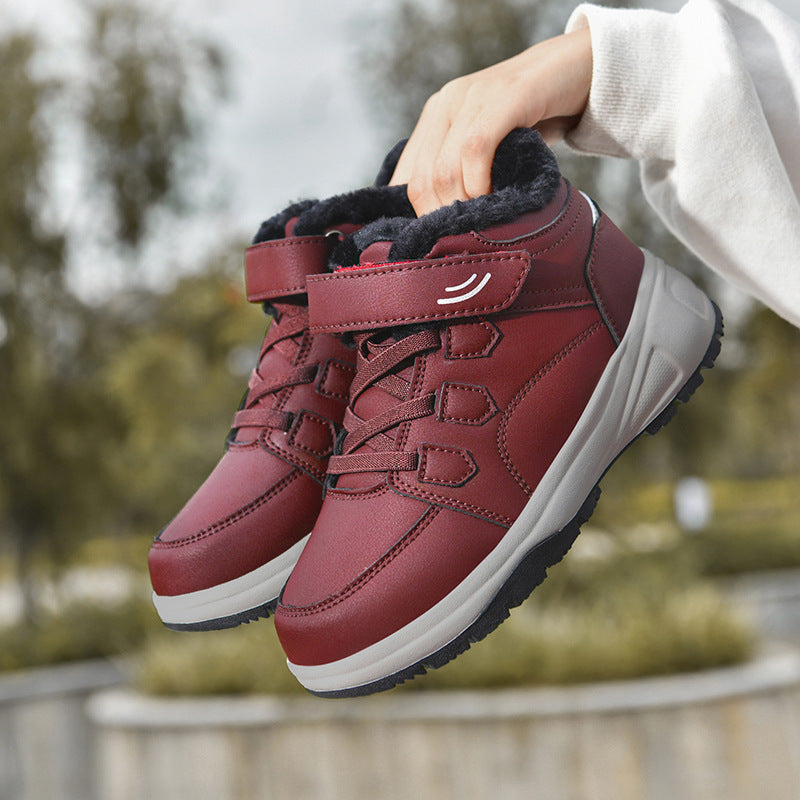 Damen isolierte Outdoor-Wanderschuhe mit rutschfester Sohle und verstellbarem Klettverschluss EB