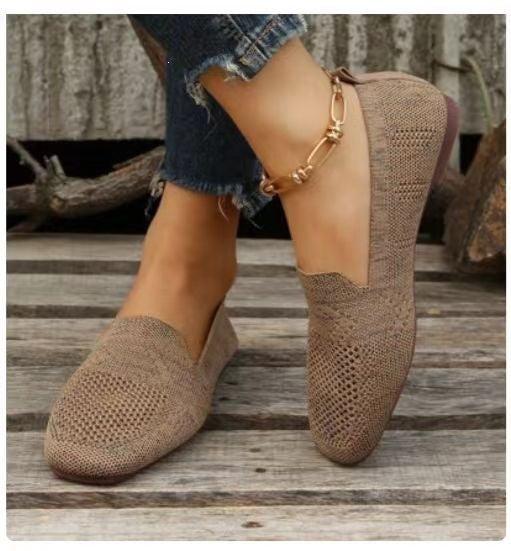 Damen Bequeme und luftige Slipper mit atmungsaktivem Obermaterial EB
