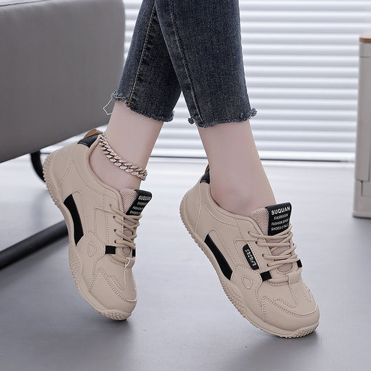 Damen Sportliche Sneakers mit innovativem Schnürsystem und atmungsaktiven Einsätzen EB