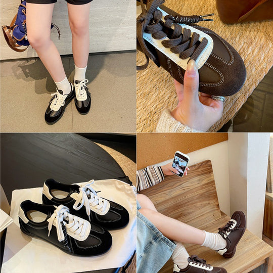 Damen Sportliche Freizeitsneaker mit atmungsaktivem Obermaterial und rutschfester Sohle EB