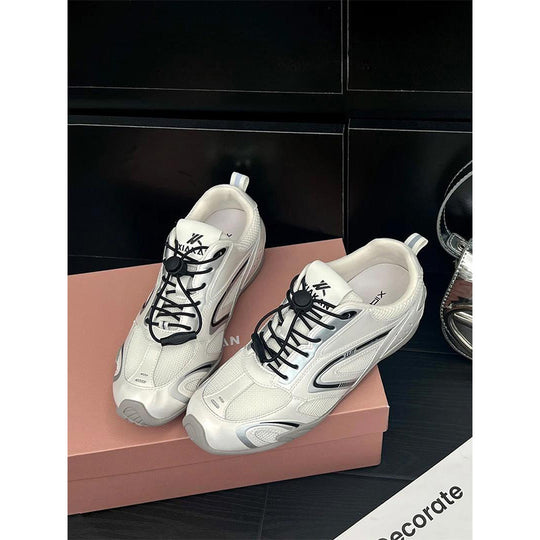 Damen Sportliche Sneakers mit innovativem Schnürsystem und atmungsaktiver Sohle EB