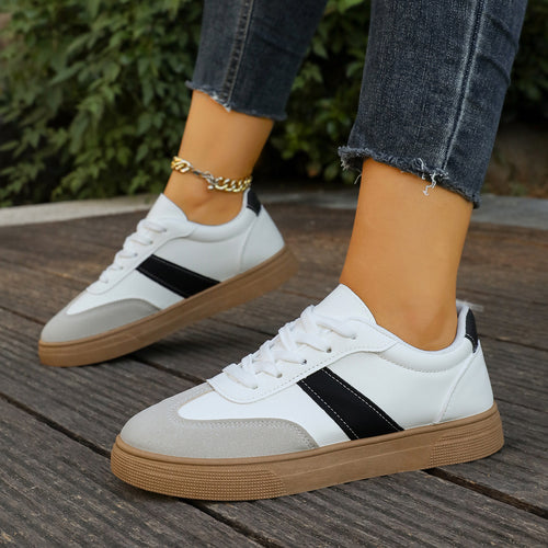 Damen Sneakers im sportlich-eleganten Stil mit gepolsterter Laufsohle EB