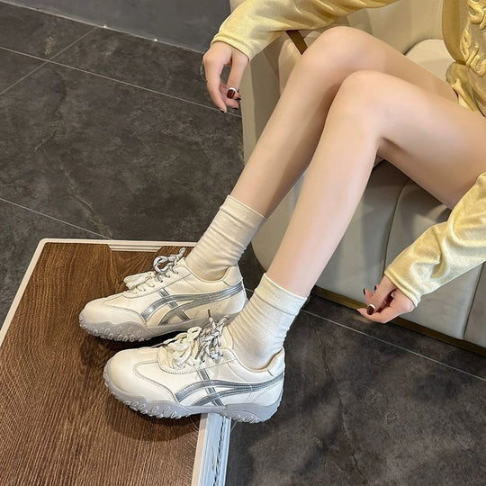 Damen Sportliche Sneaker mit bequemem Schnürsystem und robustem Profil EB