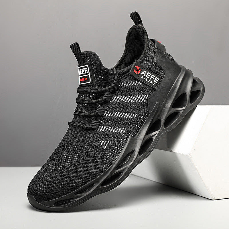 Damen Atmungsaktive und rutschfeste Lauf Sneakers mit stoßdämpfender Sohle EB