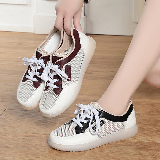 Damen Sportliche Sneaker mit atmungsaktivem Netzdesign und komfortabler Sohle EB