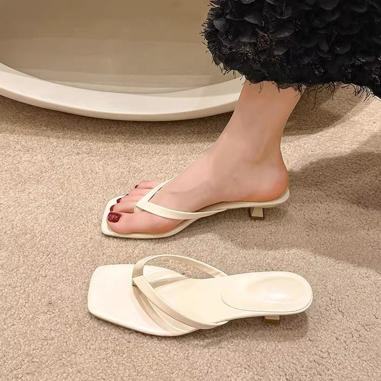 Damen elegante Zehensandalen mit verstellbaren Riemen EB