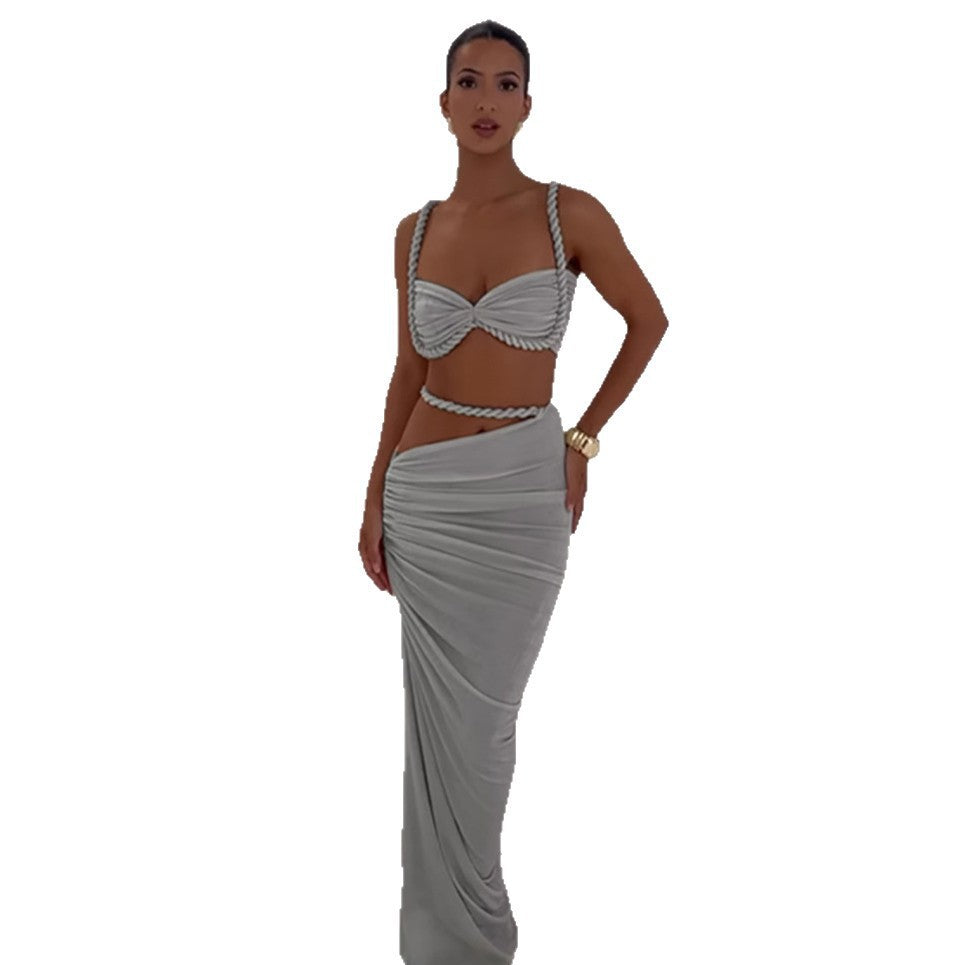 Damen Bikiniset mit elegantem Wickelrock EB