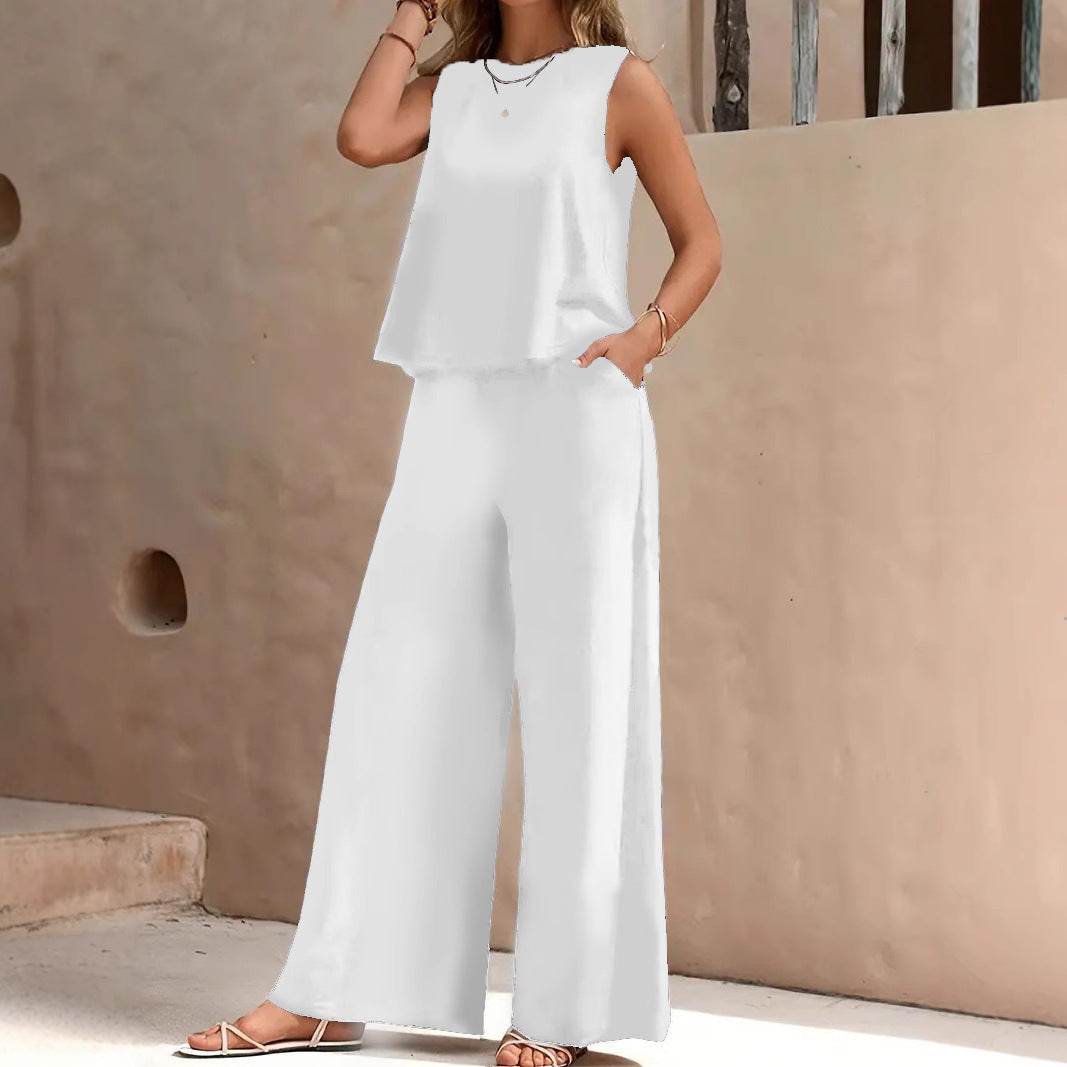 Damen Komfortables und elegantes Loungeset mit weitem Schnitt EB