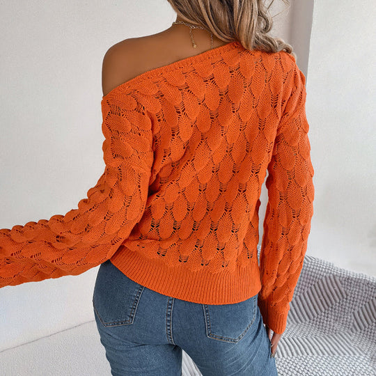 EB | Hohlstrickpullover Mit Feinem Detailmuster